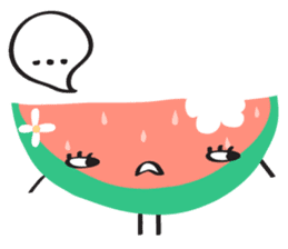 Bitten Watermelon sticker #6286824