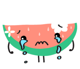 Bitten Watermelon sticker #6286825