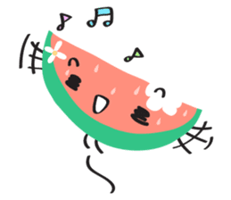 Bitten Watermelon sticker #6286833