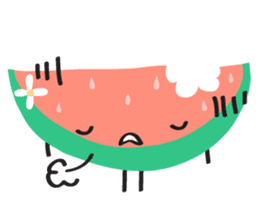 Bitten Watermelon sticker #6286834