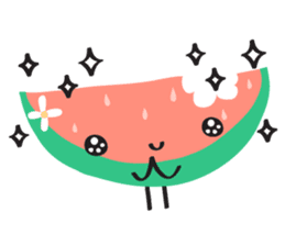 Bitten Watermelon sticker #6286841