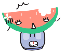 Bitten Watermelon sticker #6286842