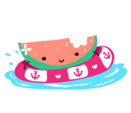 Bitten Watermelon sticker #6286852