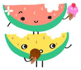 Bitten Watermelon sticker #6286853
