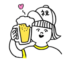 Three people in a gym suit sticker #6287401