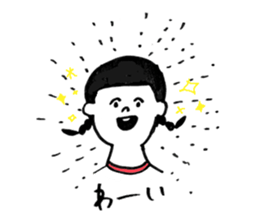 Three people in a gym suit sticker #6287407