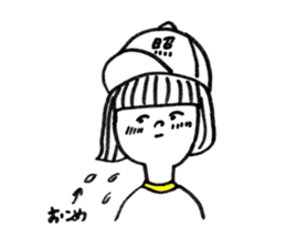 Three people in a gym suit sticker #6287410