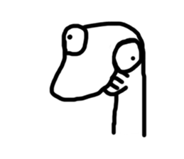 Dino here sticker #6287976