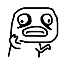 Dino here sticker #6287979