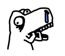 Dino here sticker #6287980