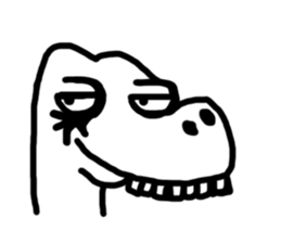 Dino here sticker #6287984