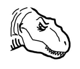 Dino here sticker #6287985