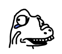 Dino here sticker #6287986