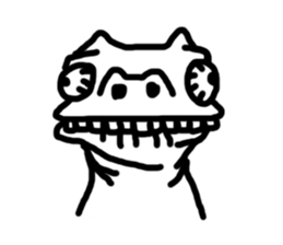 Dino here sticker #6287990