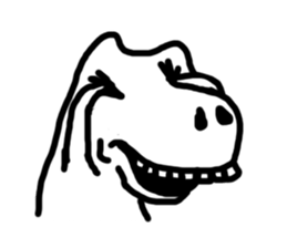 Dino here sticker #6287991