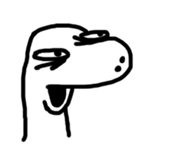 Dino here sticker #6287997