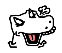 Dino here sticker #6288002