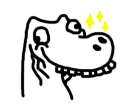 Dino here sticker #6288003