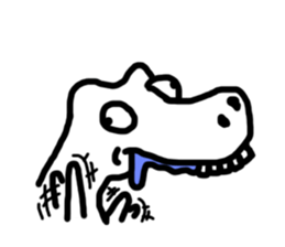 Dino here sticker #6288004