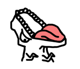 Dino here sticker #6288006