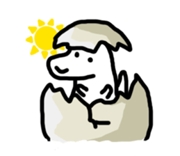 Dino here sticker #6288008