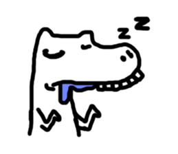 Dino here sticker #6288009