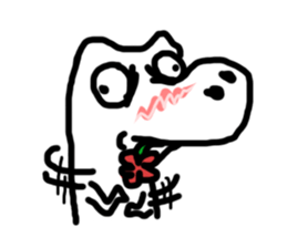 Dino here sticker #6288010