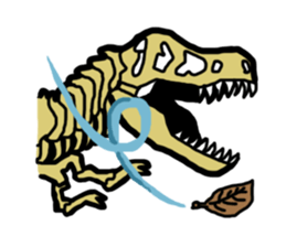 Dino here sticker #6288015