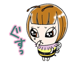 Spoilt child Honey bee sticker #6288025