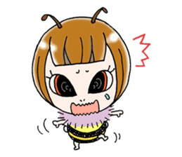 Spoilt child Honey bee sticker #6288026