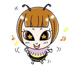 Spoilt child Honey bee sticker #6288041