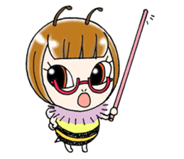 Spoilt child Honey bee sticker #6288042