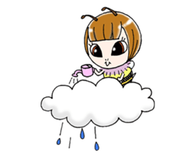 Spoilt child Honey bee sticker #6288044
