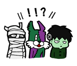 FUNNY HORROR MONSTERS sticker #6288663