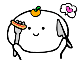 rice cake motchi sticker #6288883
