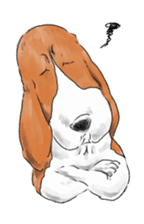 the Ear chief dog and the Mustache dog sticker #6288993