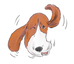 the Ear chief dog and the Mustache dog sticker #6288995