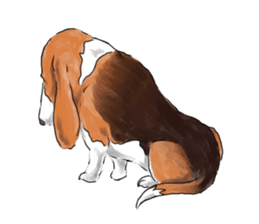 the Ear chief dog and the Mustache dog sticker #6288996