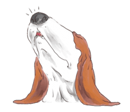 the Ear chief dog and the Mustache dog sticker #6289000