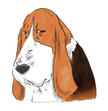 the Ear chief dog and the Mustache dog sticker #6289003