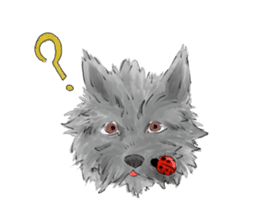 the Ear chief dog and the Mustache dog sticker #6289007