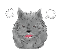 the Ear chief dog and the Mustache dog sticker #6289015