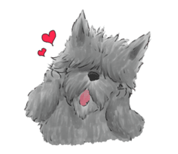 the Ear chief dog and the Mustache dog sticker #6289016