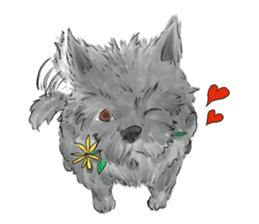 the Ear chief dog and the Mustache dog sticker #6289017