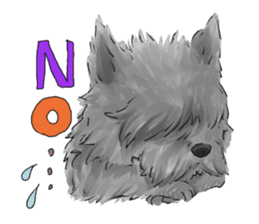 the Ear chief dog and the Mustache dog sticker #6289018