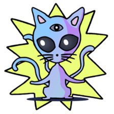 AlienCat sticker #6289233