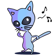 AlienCat sticker #6289236