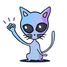 AlienCat sticker #6289240