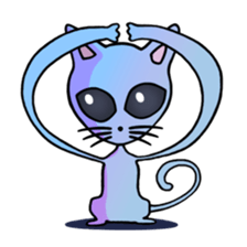 AlienCat sticker #6289242