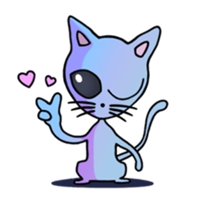AlienCat sticker #6289262